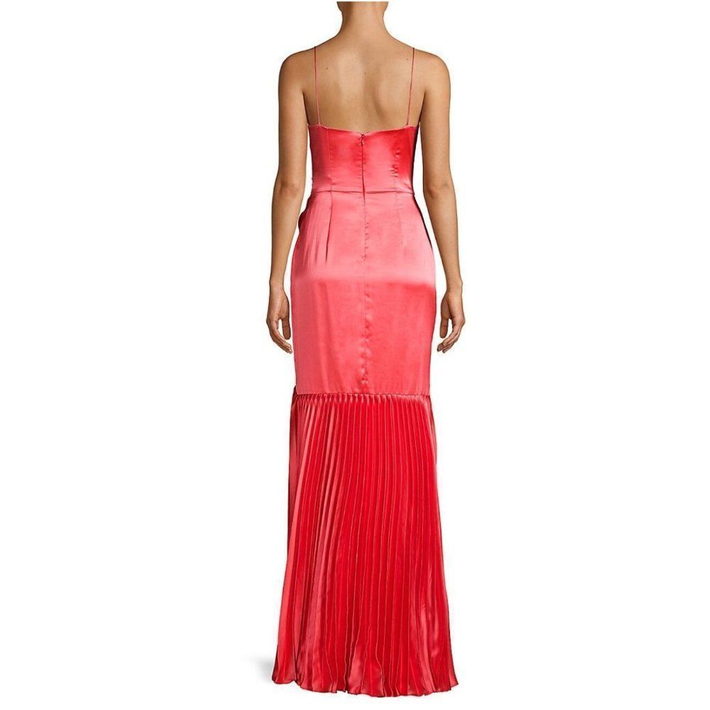 Pleated Ruffle High-Low Gown 💃 - Picture 2 of 7